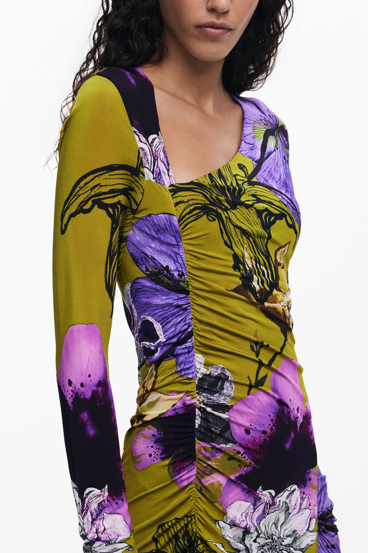 DESIGUAL NŐI HOSSZÚ RUHA ZÖLD