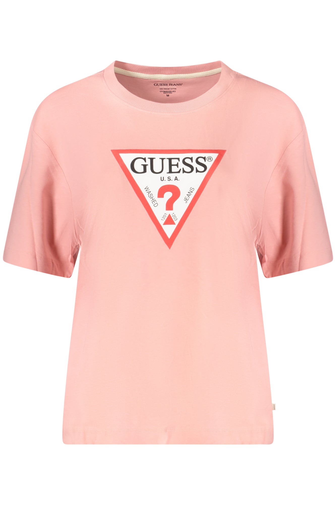 GUESS JEANS NŐI RÖVID UJJÚ PÓLÓ RÓZSASZÍN