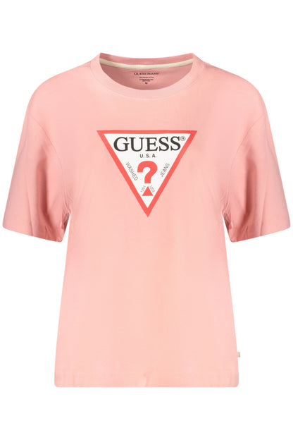 GUESS JEANS NŐI RÖVID UJJÚ PÓLÓ RÓZSASZÍN
