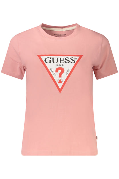 GUESS JEANS NŐI RÖVID UJJÚ PÓLÓ RÓZSASZÍN
