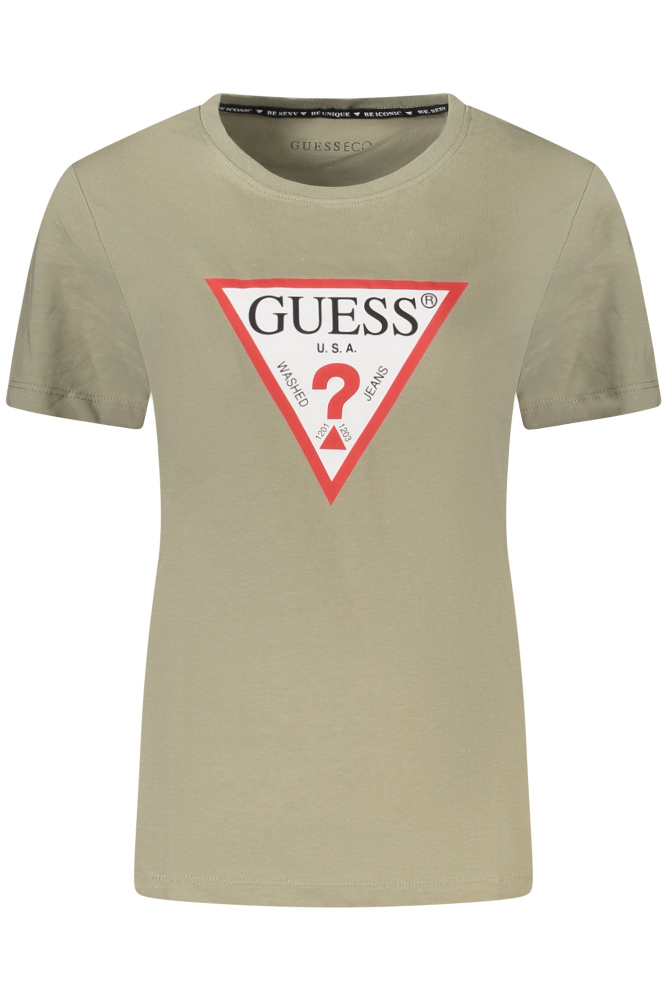 GUESS JEANS ZÖLD NŐI RÖVID UJJÚ PÓLÓ