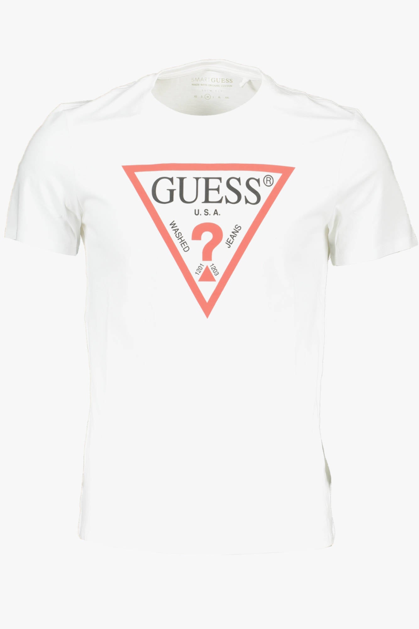 GUESS JEANS RÖVID UJJÚ FÉRFI PÓLÓ FEHÉR