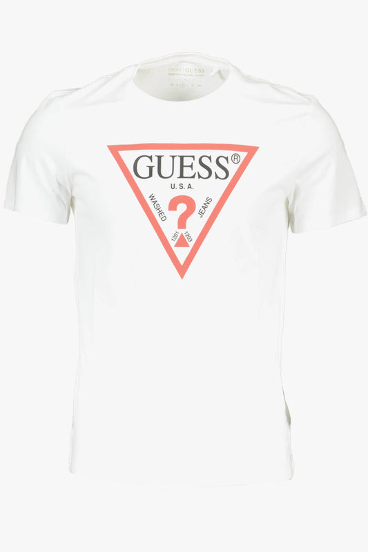GUESS JEANS RÖVID UJJÚ FÉRFI PÓLÓ FEHÉR