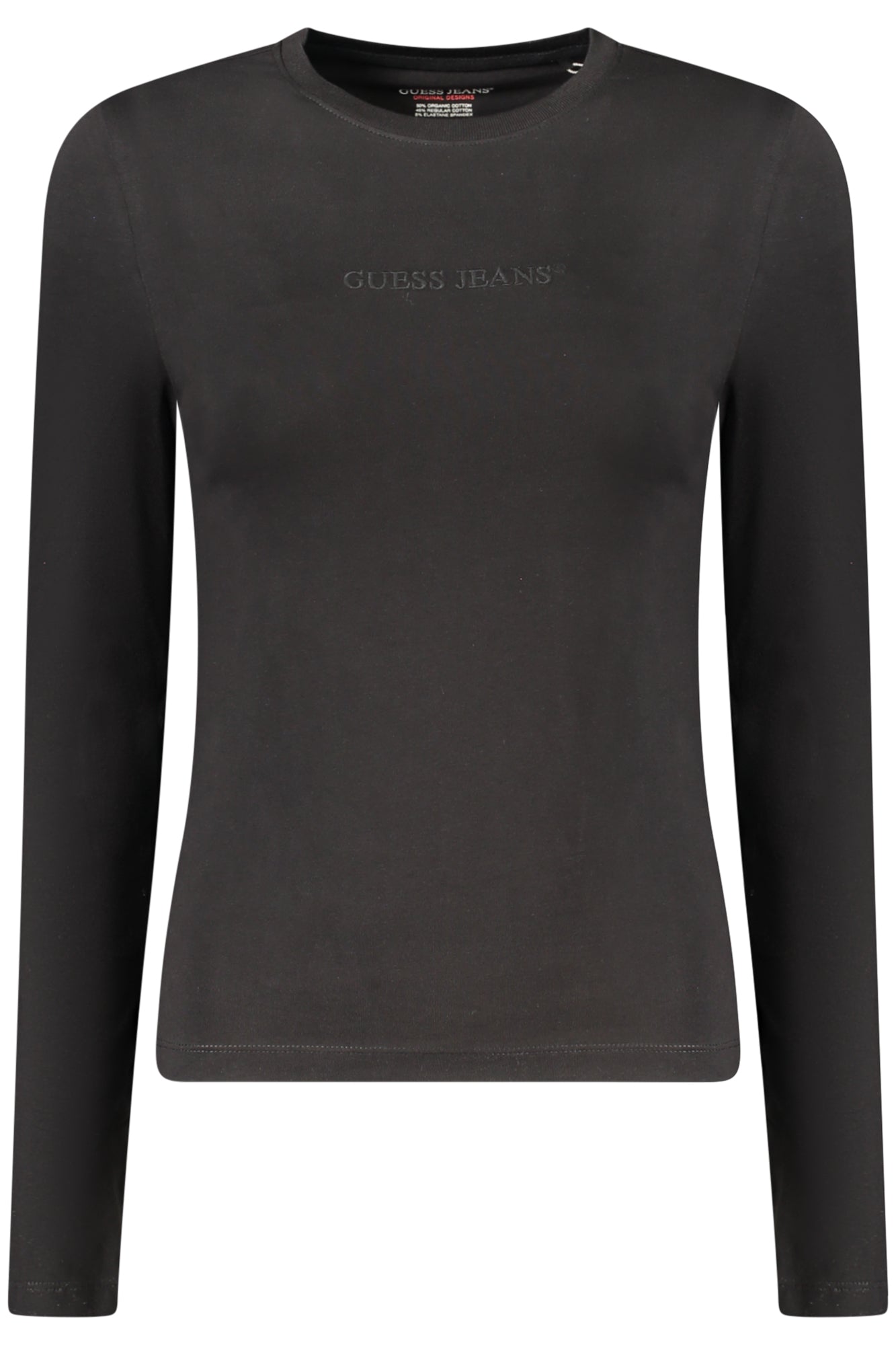 GUESS JEANS HOSSZÚ UJJÚ PÓLÓ NŐI FEKETE