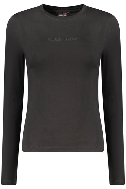 GUESS JEANS HOSSZÚ UJJÚ PÓLÓ NŐI FEKETE